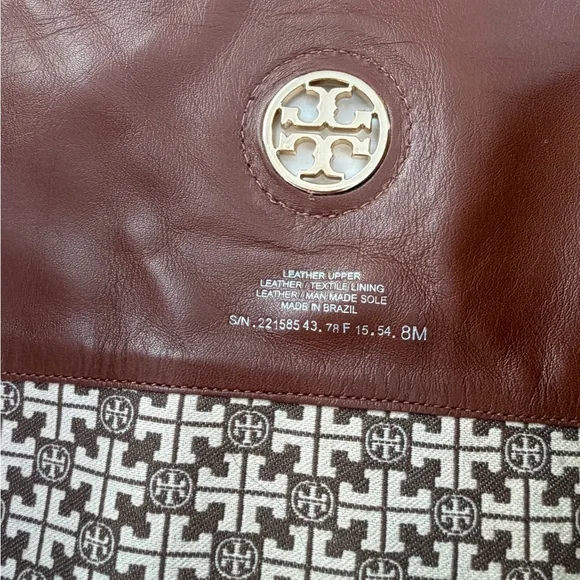 Preowned Tory Burch Brown Leather Knee-High Boots size 8 - Picture 7 of 11